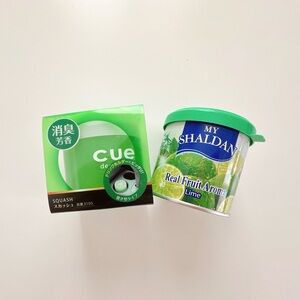 2 x Japanese Air Fresheners Cue Squash My Shaldan Lime for home closet car
